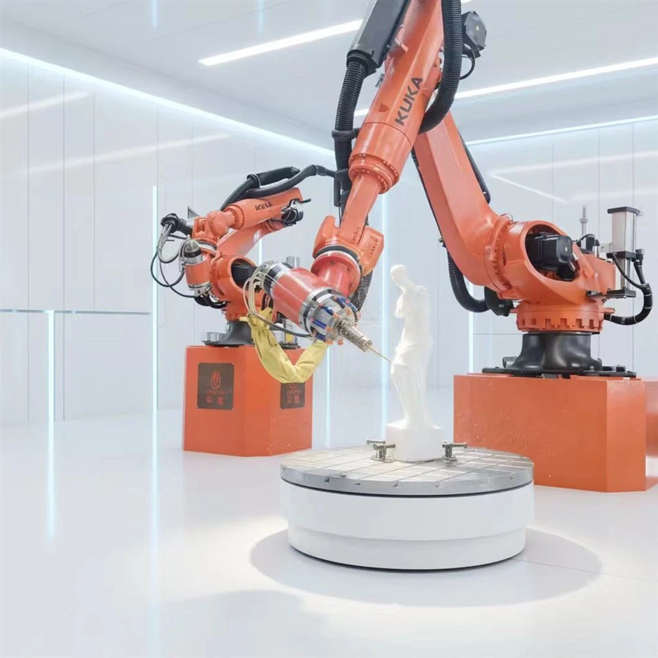 7 Axis KUKA Robot Engraving Machine suppliers